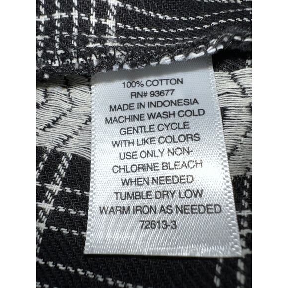 3X Flannel Shirt Plaid Southwest Country Western Top Beefy 100% Cotton NEW - Picture 2 of 8